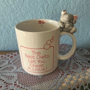 Vintage Muggamals Hippo Mug